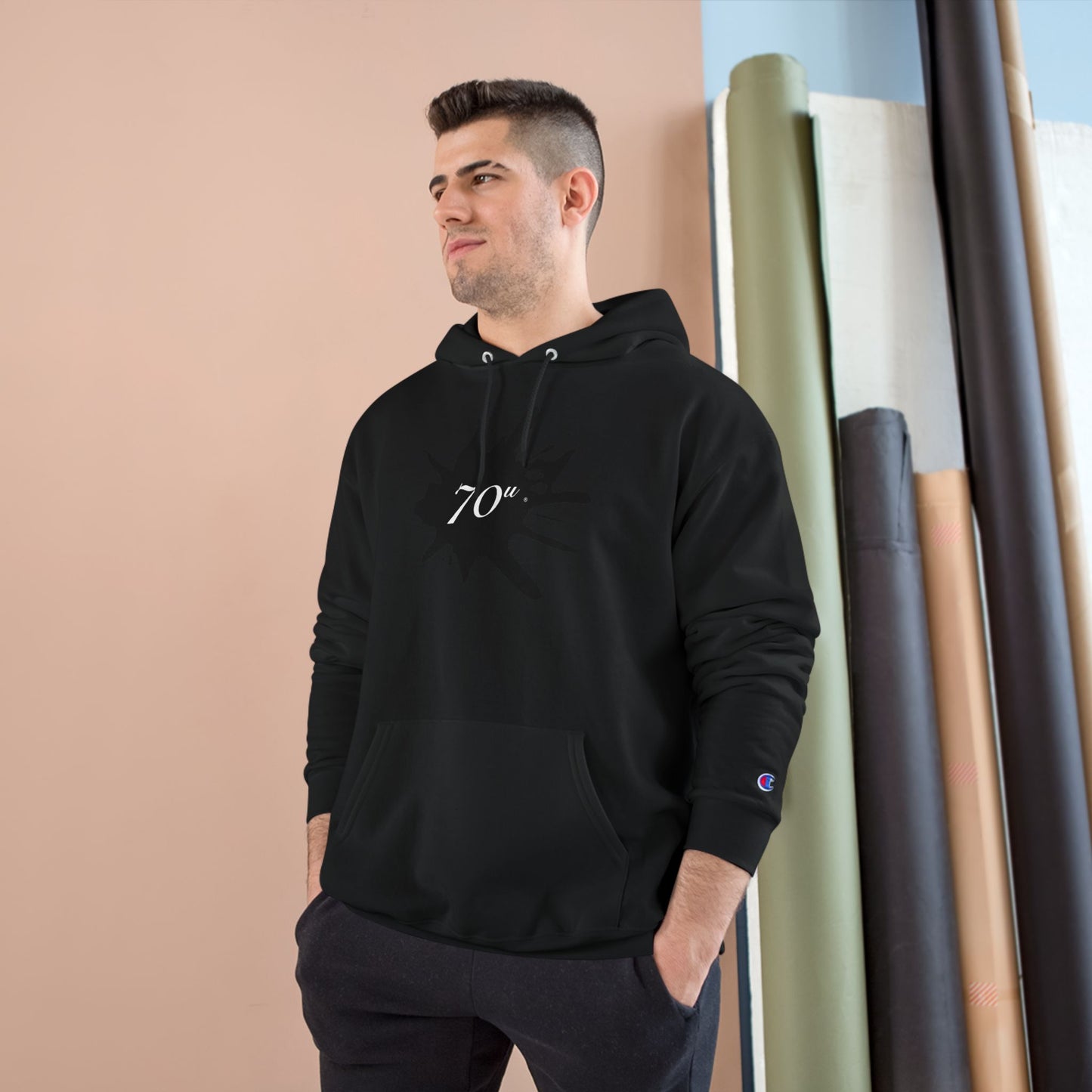 Hash Culture Champion Hoodie — Dark Heather Solventless Rosin Hoodie