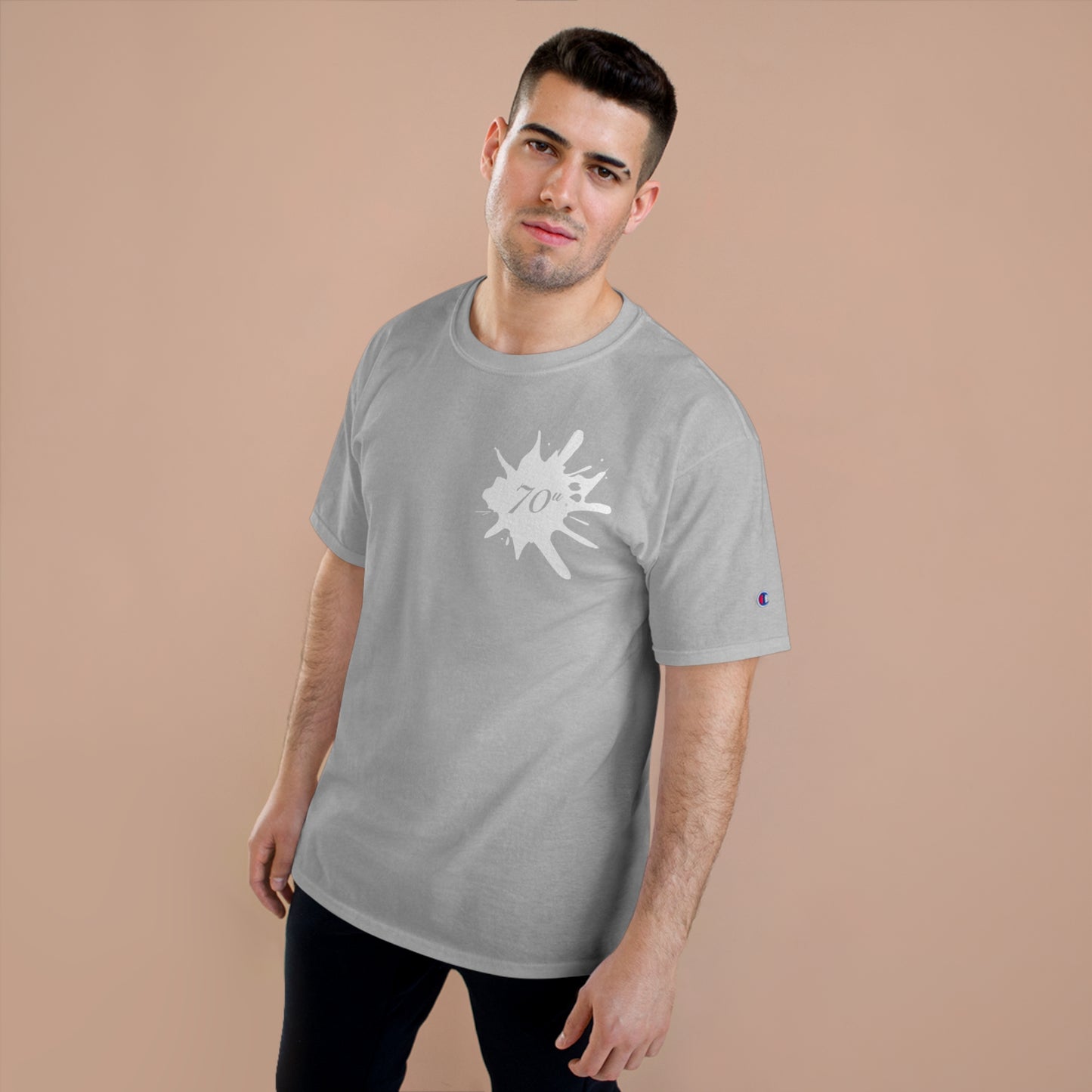 Champion T-Shirt - Men's left shoulder logo